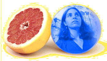 Phoebe Blue and Grapefruit